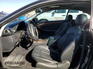 2003 Mercedes-Benz CLK 500 with VIN WDBTJ75JX3F039229, listed as a Copart auction lot 77006714 with 111,617 mi miles and Salvage Title. Bid and sale history available at DreamBid. Image 7.