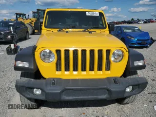 2021 Jeep Wrangler Unlimited Sport with VIN 1C4HJXKN4MW606809, listed as a Copart auction lot 56288484 with 59,561 mi miles and Salvage title. Bid and sale history available at DreamBid. Image 5.