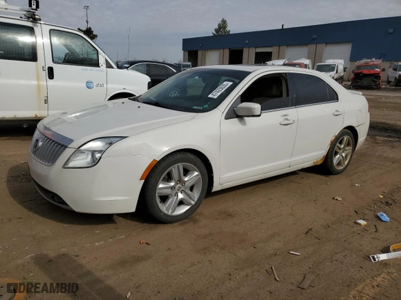 2010 Mercury Milan with VIN 3MEHM0HA1AR635877, listed as a Copart auction lot 47425035 with 186,237 mi miles and Clean Title. Bid and sale history available at carsss.com. Image 1.