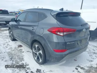 2017 Hyundai Tucson Limited with VIN KM8J3CA27HU307808, listed as a IAAI auction lot 41980342 with 91,669 mi miles. Bid and sale history available at carsss.com. Image 3.