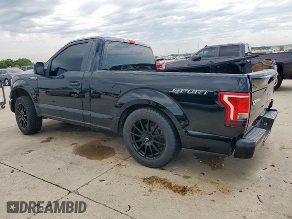 2017 Ford F-150 XL with VIN 1FTMF1CF9HKC89126, listed as a Copart auction lot 60845365 with 91,506 mi miles and Salvage title. Bid and sale history available at DreamBid. Image 2.