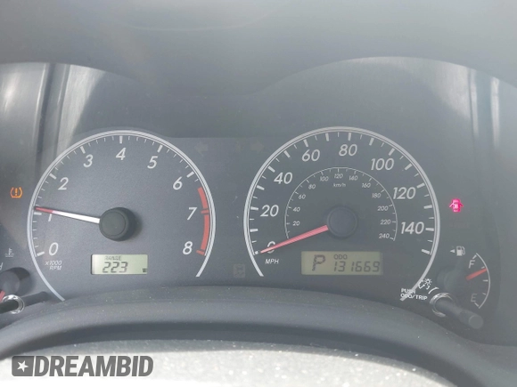 2011 Toyota Corolla L with VIN 2T1BU4EE0BC680158, listed as a IAAI auction lot 42060987 with 131,669 mi miles. Bid and sale history available at carsss.com. Image 7.
