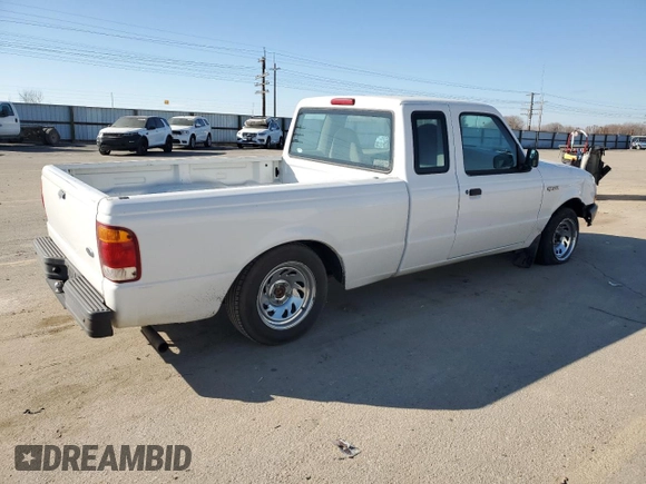 1999 Ford Ranger XL with VIN 1FTYR14V0XPA10338, listed as a Copart auction lot 42163795 with 111,767 mi miles and Salvage Title. Bid and sale history available at carsss.com. Image 3.