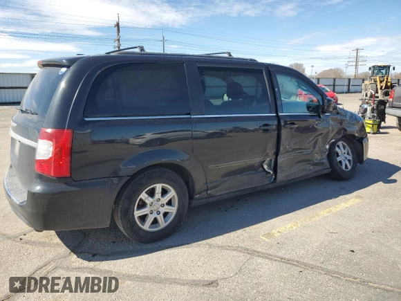 2013 Chrysler Town & Country Touring with VIN 2C4RC1BGXDR584370, listed as a Copart auction lot 50435755 with 134,299 mi miles and Salvage Title. Bid and sale history available at carsss.com. Image 3.