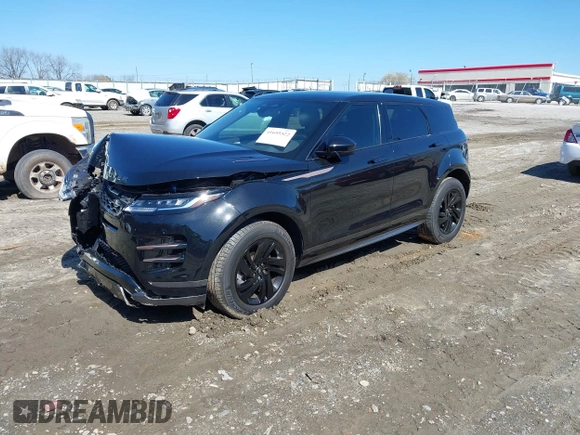 2022 Land Rover Range Rover Evoque R-Dynamic S with VIN SALZT2FX2NH164074, listed as a IAAI auction lot 41695522 with 24,643 mi miles. Bid and sale history available at carsss.com. Image 17.