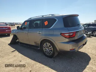 2022 Nissan Armada SL with VIN JN8AY2BD0N9675668, listed as a Copart auction lot 68256954 with 35,908 mi miles and Salvage Title. Bid and sale history available at carsss.com. Image 2.