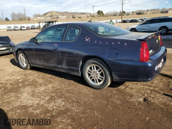 2007 Chevrolet Monte Carlo LT with VIN 2G1WK15K479416744, listed as a Copart auction lot 85472964 with 90,070 mi miles and Salvage Title. Bid and sale history available at carsss.com. Image 2.