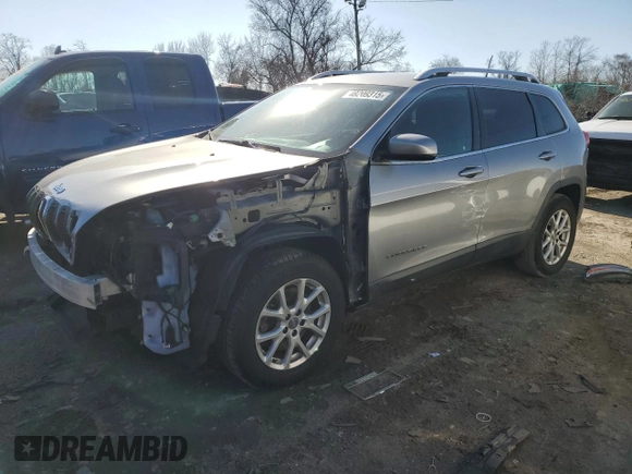 2016 Jeep Cherokee Latitude with VIN 1C4PJMCS1GW310942, listed as a Copart auction lot 48209315 with 153,448 mi miles and Salvage Title. Bid and sale history available at carsss.com. Image 1.