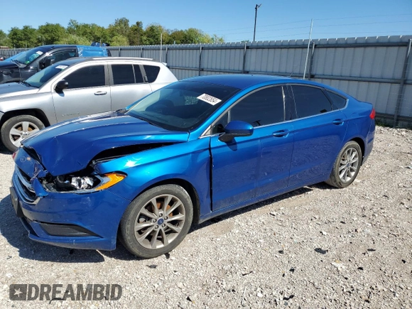 2017 Ford Fusion SE with VIN 3FA6P0H75HR158732, listed as a Copart auction lot 70802654 with 103,662 mi miles and Salvage Title. Bid and sale history available at carsss.com. Image 1.