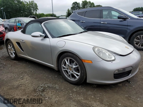 2006 Porsche Boxster with VIN WP0CA29886U710781, listed as a Copart auction lot 64518675 with 86,488 mi miles and Salvage title. Bid and sale history available at DreamBid. Image 4.