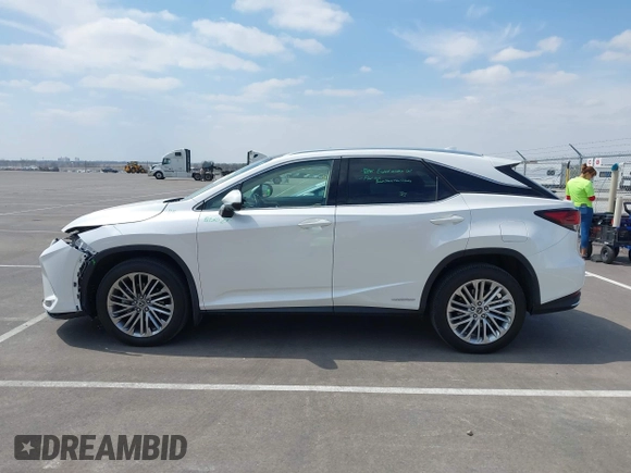 2022 Lexus RX 450h с VIN 2T2JGMDA1NC076975, выставлен на аукционе IAAI как лот 42030488 с пробегом 31 665 миль миль и . История ставок и продаж доступна на DreamBid. Изображение 15.