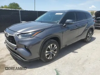 2021 Toyota Highlander XLE with VIN 5TDGZRAH0MS527164, listed as a Copart auction lot 62903305 with 117,024 mi miles and Non repairable. Bid and sale history available at DreamBid. Image 1.