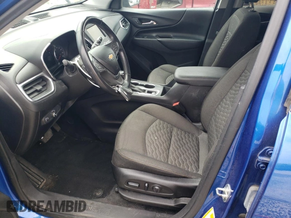 2019 Chevrolet Equinox LT with VIN 3GNAXKEV1KS521408, listed as a Copart auction lot 52969055 with 56,978 mi miles and Salvage Title. Bid and sale history available at DreamBid. Image 7.