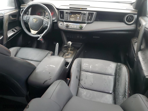 2017 Toyota RAV4 SE with VIN 2T3JFREV3HW588074, listed as a Copart auction lot 45357155 with 107,877 mi miles and Salvage Title. Bid and sale history available at carsss.com. Image 8.