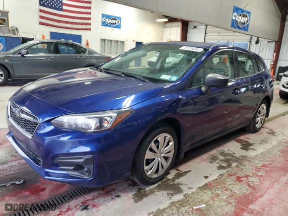 2017 Subaru Impreza with VIN 4S3GTAA66H1739488, listed as a Copart auction lot 78128054 with 60,605 mi miles and Salvage Title. Bid and sale history available at carsss.com. Image 1.