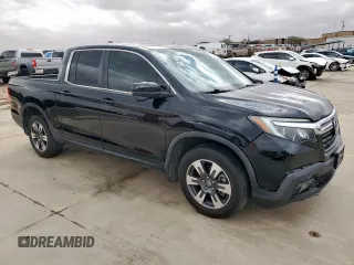 2019 Honda Ridgeline RTL-T with VIN 5FPYK2F65KB002634, listed as a Copart auction lot 47598885 with 65,550 mi miles and Salvage title. Bid and sale history available at DreamBid. Image 4.