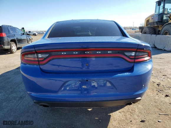 2016 Dodge Charger Police with VIN 2C3CDXKT6GH271141, listed as a Copart auction lot 78715714 with 109,670 mi miles and Salvage Title. Bid and sale history available at carsss.com. Image 6.