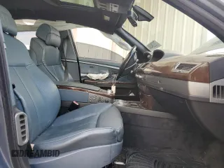 2008 BMW 7 Series 750i with VIN WBAHL83518DT11390, listed as a Copart auction lot 73338484 with Not Provided miles and Salvage Title. Bid and sale history available at DreamBid. Image 7.