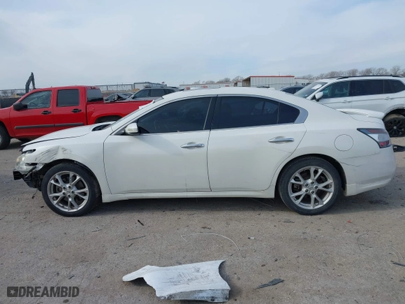 2012 Nissan Maxima 3.5 SV with VIN 1N4AA5AP5CC824840, listed as a IAAI auction lot 41279624 with 143,409 mi miles. Bid and sale history available at carsss.com. Image 14.