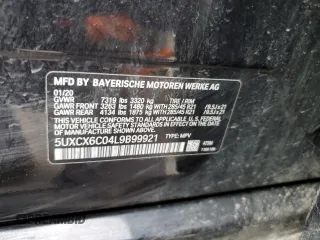 2020 BMW X7 M50i z VIN 5UXCX6C04L9B99921, wystawiony jako Copart lot #56665755 z przebiegiem 63 328 mil mil oraz Szkoda całkowita • Salvage title. Historia ofert i sprzedaży dostępna na DreamBid. Obrazek 14.