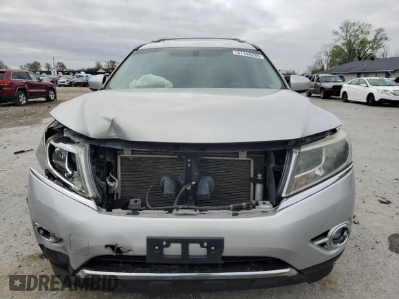 2015 Nissan Pathfinder SL с VIN 5N1AR2MM1FC712782, выставлен на аукционе Copart как лот 51149285 с пробегом 150 306 миль миль и Списание • Salvage title. История ставок и продаж доступна на DreamBid. Изображение 5.