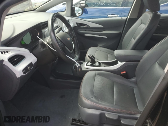 2021 Chevrolet Bolt EV Premier with VIN 1G1FZ6S04M4109942, listed as a Copart auction lot 60393574 with 46,871 mi miles and Salvage title. Bid and sale history available at DreamBid. Image 7.