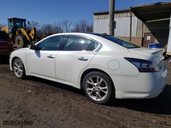 2014 Nissan Maxima 3.5 S with VIN 1N4AA5AP0EC484564, listed as a Copart auction lot 51237365 with 129,891 mi miles and Salvage Title. Bid and sale history available at carsss.com. Image 2.