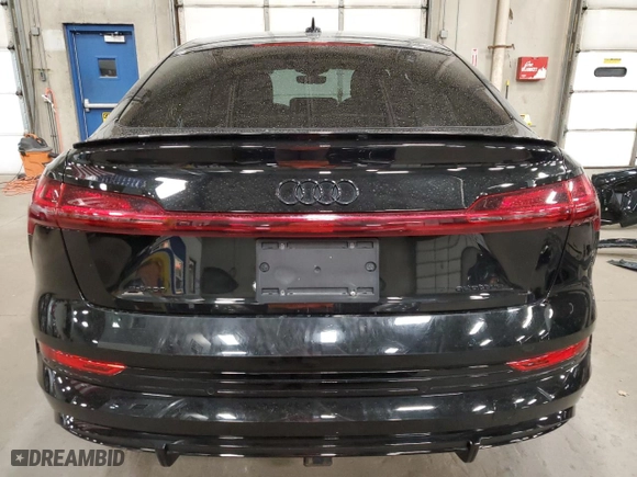 2022 Audi e-tron Sportback S line Premium Plus with VIN WA12AAGE6NB008106, listed as a Copart auction lot 75512854 with 32,710 mi miles and Salvage Title. Bid and sale history available at carsss.com. Image 6.