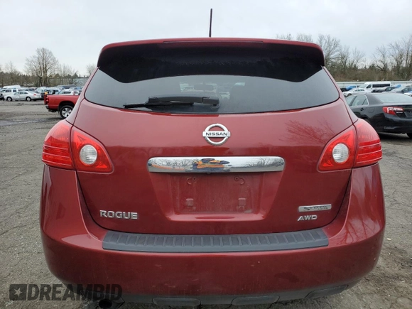 2013 Nissan Rogue S with VIN JN8AS5MV9DW666198, listed as a Copart auction lot 49841035 with 131,059 mi miles and Salvage Title. Bid and sale history available at DreamBid. Image 6.