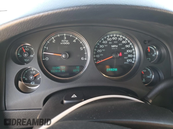 2013 Chevrolet Avalanche LT with VIN 3GNMCFE06DG214505, listed as a Copart auction lot 43686145 with 112,816 mi miles and Salvage Title. Bid and sale history available at DreamBid. Image 9.