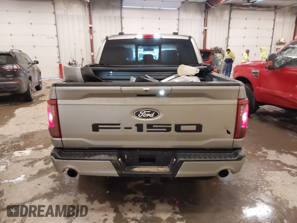2024 Ford F-150 XLT with VIN 1FTFW3LD8RFA65407, listed as a IAAI auction lot 41523171 with 6,946 mi miles. Bid and sale history available at carsss.com. Image 16.