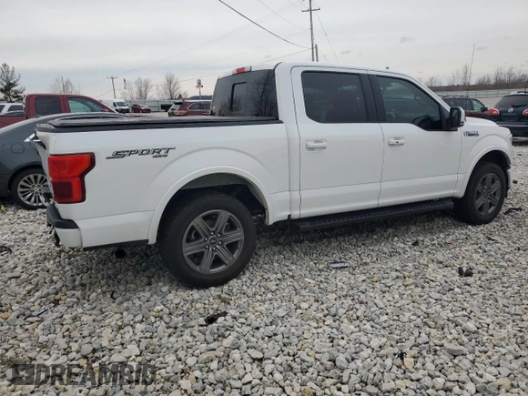 2020 Ford F-150 XL with VIN 1FTEW1EP5LFC61593, listed as a Copart auction lot 50969545 with 72,081 mi miles and Salvage Title. Bid and sale history available at carsss.com. Image 3.