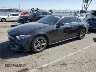 2019 Mercedes-Benz CLS 450 with VIN WDD2J5JB1KA001406, listed as a Copart auction lot 57809865 with 70,292 mi miles and Salvage title. Bid and sale history available at DreamBid. Image 1.