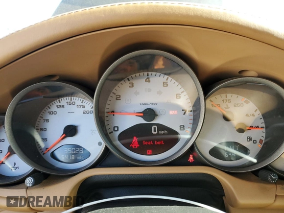 2006 Porsche 911 Carrera S with VIN WP0CB29946S765147, listed as a Copart auction lot 77937354 with 35,028 mi miles and Salvage Title. Bid and sale history available at carsss.com. Image 9.
