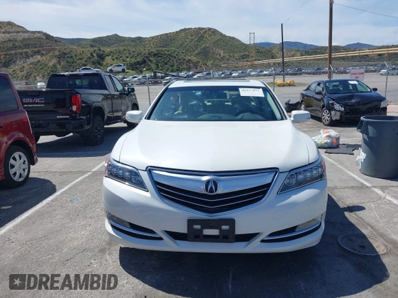 2014 Acura RLX Tech Pkg with VIN JH4KC1F51EC001557, listed as a IAAI auction lot 41937077 with 45,392 mi miles. Bid and sale history available at carsss.com. Image 12.