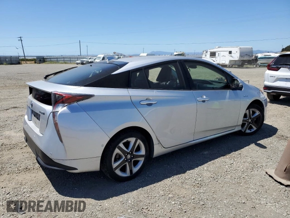 2018 Toyota Prius Two z VIN JTDKARFU3J3550801, wystawiony jako Copart lot #57625935 z przebiegiem 48 502 mil mil oraz Szkoda całkowita • Salvage title. Historia ofert i sprzedaży dostępna na DreamBid. Obrazek 3.