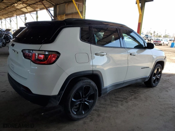 2020 Jeep Compass Latitude w/Sun/Safety Pkg with VIN 3C4NJCBB6LT205946, listed as a Copart auction lot 49116475 with 96,307 mi miles and Salvage Title. Bid and sale history available at carsss.com. Image 3.