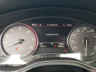2016 Audi S6 Prestige with VIN WAUH2AFC0GN071830, listed as a Copart auction lot 81327524 with 108,386 mi miles and Salvage Title. Bid and sale history available at carsss.com. Image 9.