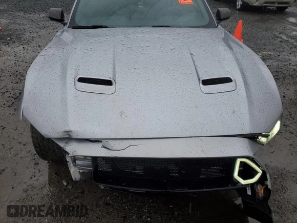 2021 Ford Mustang EcoBoost with VIN 1FA6P8TH3M5138829, listed as a Copart auction lot 87252464 with 59,644 mi miles and Salvage Title. Bid and sale history available at carsss.com. Image 12.