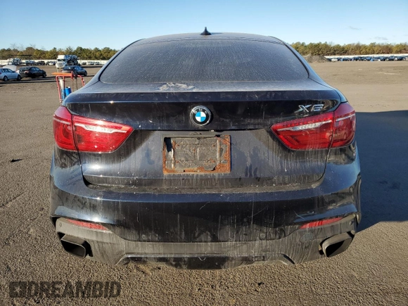 2015 BMW X6 xDrive50i with VIN 5UXKU6C52F0F94480, listed as a Copart auction lot 41539505 with 148,175 mi miles and Salvage Title. Bid and sale history available at carsss.com. Image 6.