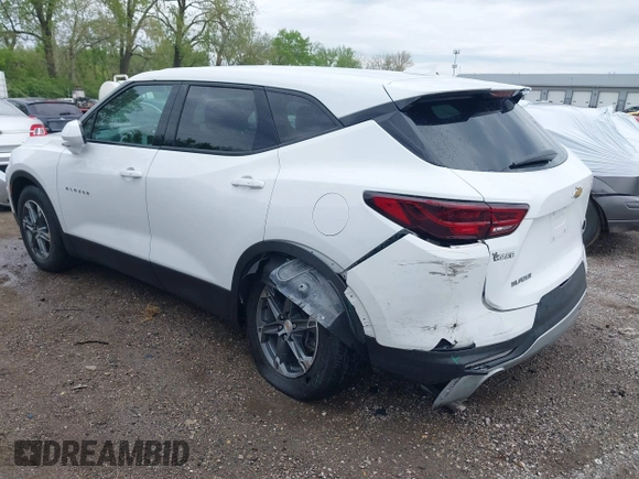 2023 Chevrolet Blazer LT with VIN 3GNKBCR4XPS100305, listed as a IAAI auction lot 42117437 with 44,252 mi miles and . Bid and sale history available at DreamBid. Image 6.
