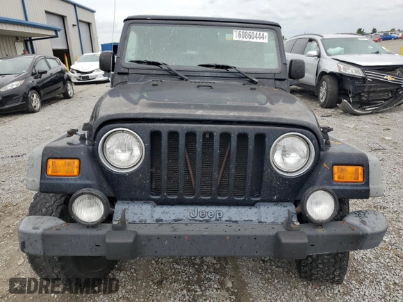 2003 Jeep Wrangler Sport with VIN 1J4FA49S43P321998, listed as a Copart auction lot 60860444 with 109,856 mi miles and Salvage Title. Bid and sale history available at carsss.com. Image 5.