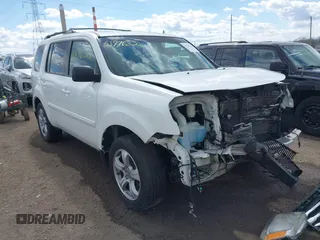 2012 Honda Pilot EX-L with VIN 5FNYF4H54CB057249, listed as a IAAI auction lot 41876322 with 180,641 mi miles and . Bid and sale history available at carsss.com. Image 1.