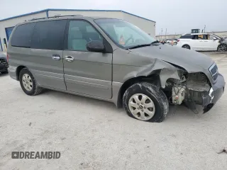 2005 Kia Sedona LX with VIN KNDUP132656679325, listed as a Copart auction lot 47759705 with 143,980 mi miles and Salvage Title. Bid and sale history available at carsss.com. Image 4.