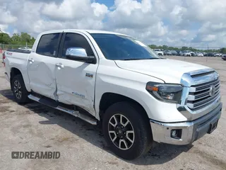 2021 Toyota Tundra Limited with VIN 5TFHY5F11MX990985, listed as a IAAI auction lot 42319106 with 47,390 mi miles and . Bid and sale history available at DreamBid. Image 1.