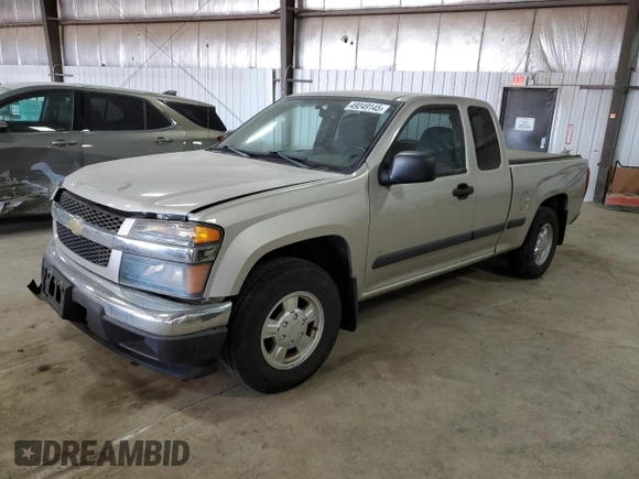 2006 Chevrolet Colorado 1LT z VIN 1GCCS196968325132, wystawiony jako Copart lot #49249145 z przebiegiem 58 552 mil mil oraz Czysty tytuł • Clean title. Historia ofert i sprzedaży dostępna na DreamBid. Obrazek 1.