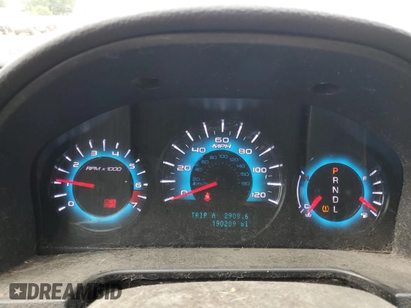 2012 Ford Fusion SE with VIN 3FAHP0HA7CR242547, listed as a Copart auction lot 60599355 with 190,209 mi miles and Salvage title. Bid and sale history available at DreamBid. Image 9.