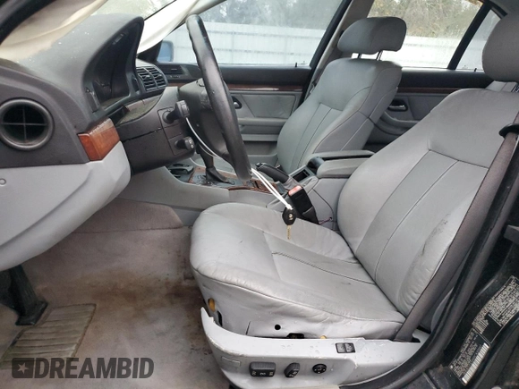 2003 BMW 5 Series 530iA with VIN WBADT63403CK37047, listed as a Copart auction lot 79614074 with 164,261 mi miles and Salvage Title. Bid and sale history available at carsss.com. Image 7.