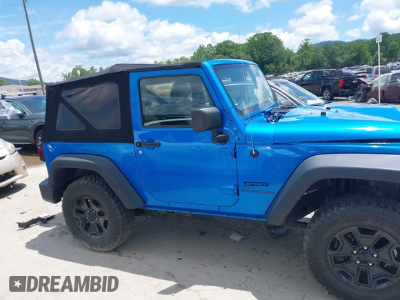 2016 Jeep Wrangler Black Bear with VIN 1C4AJWAG4GL176980, listed as a IAAI auction lot 42744445 with 58,011 mi miles and . Bid and sale history available at DreamBid. Image 13.