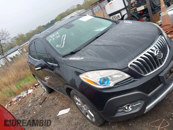 2014 Buick Encore Convenience with VIN KL4CJBSB7EB612674, listed as a IAAI auction lot 41927819 with 82,967 mi miles and . Bid and sale history available at carsss.com. Image 1.